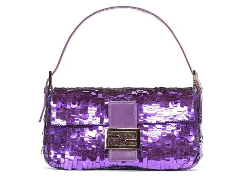 fendi sequin purse|fendi leather baguette bag.